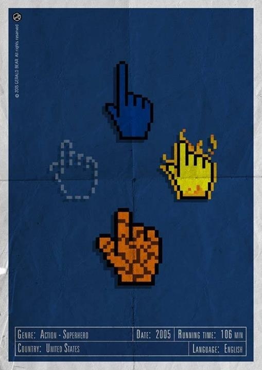 H-and Movie #movie #superhero #and #baxter #design #gerald #building #vintage #poster #web #bear #hand #action