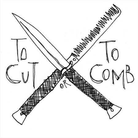 W+K Studio — To Cut or To Comb #drawn #line #hand #knife