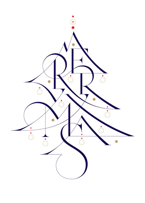 Typeverything.com Wish you a merry Christmas! by @aronjancso. #christmas