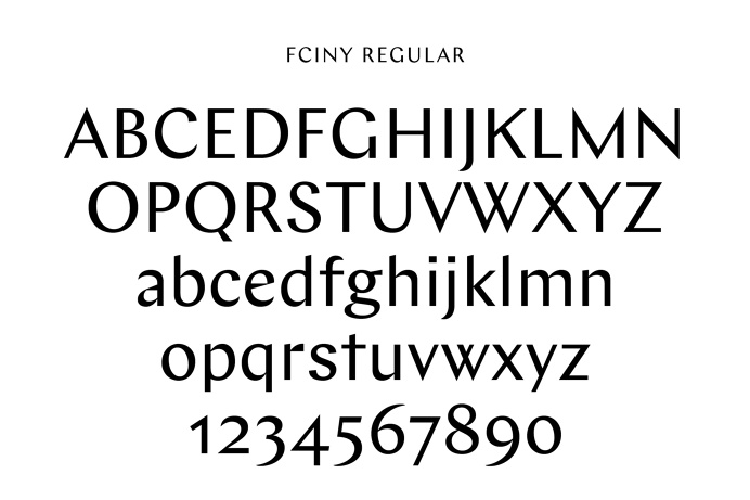 FCINY, Typeface
