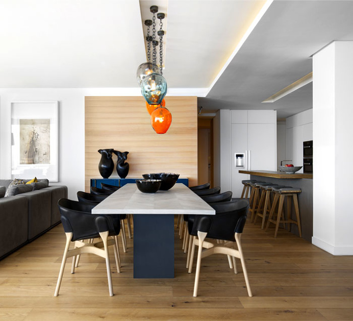 Afro-Zen Meets Contemporary Chic in this Three Bedroom Apartment - InteriorZine #architecture #house #home #decor #interior