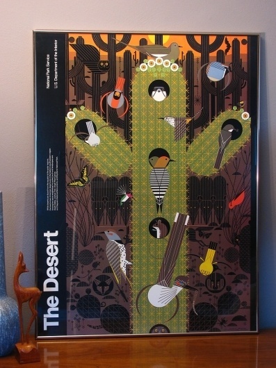 All sizes | Charley Harper #graphic design #illustration #poster #charley harper #desert