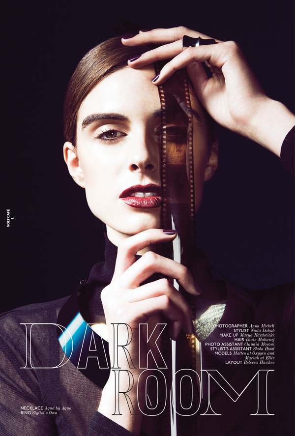 Darkroom #model #volt #photography #fashion #voltcafe #editorial #magazine