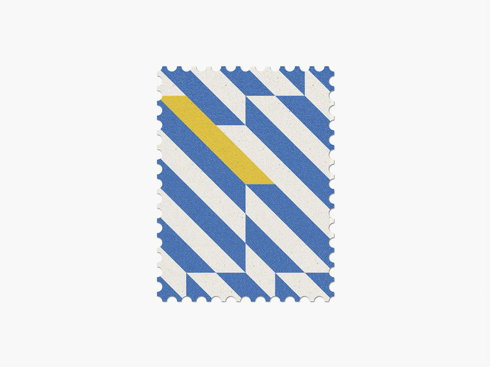 Argentina #stamp #graphic #maan #geometric #illustration #minimal #2014 #worldcup #brazil