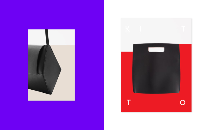 Kitto by Katie Minchak branding design mindsparkle mag fashion purple red bag stationery logo logotype branding corporate design identity mi