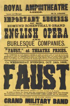 Flyer Goodness: Vintage Circus Posters and Flyers from the Leeds Playbill Archive