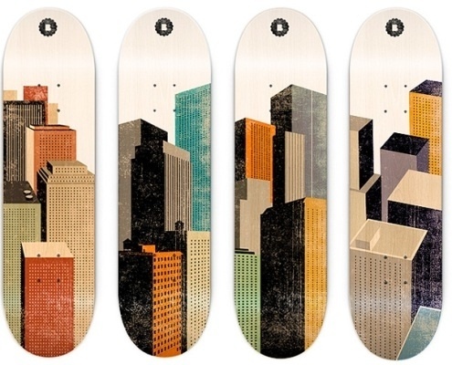 Skateboard | - Part 6 #city #illustration #color
