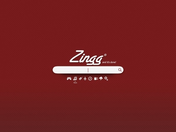 Zingg Search Engine UI by ~BCrooks #design #interface