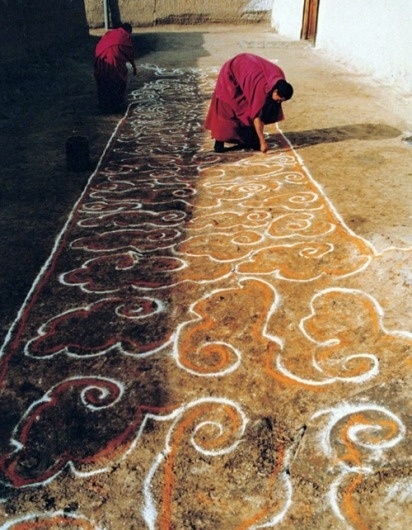 Tumblr #sand #monks #tibet #mandala