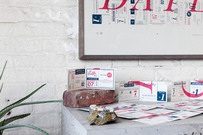 LaPlanche Design | Raffle #save #invitation #date #print #the #screen #poster #raffle