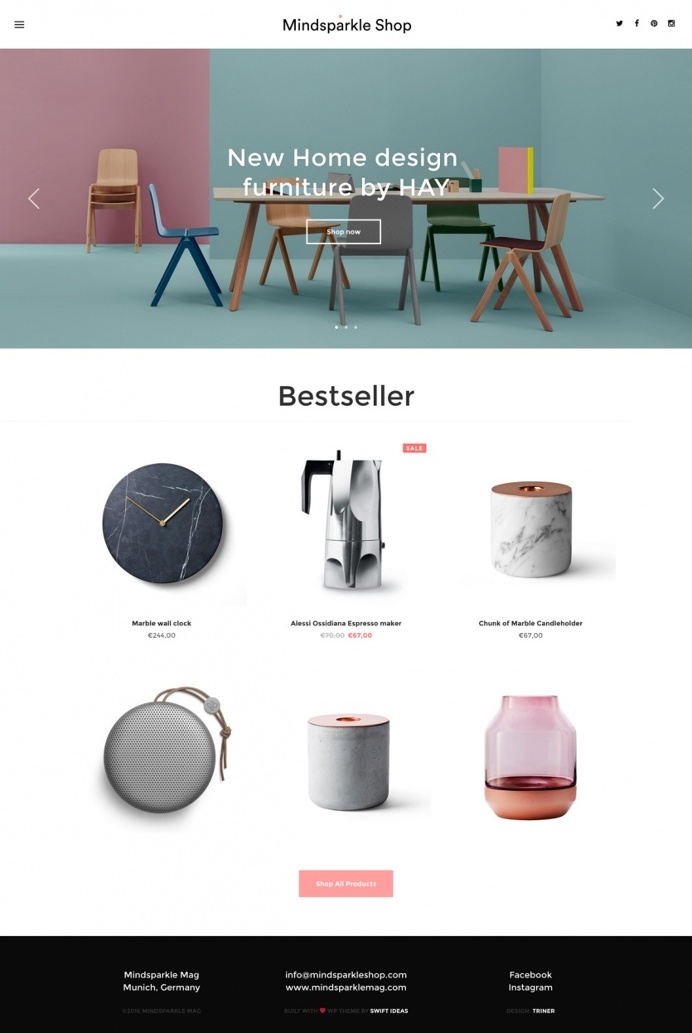 Mindsparkle Shop a curation of the best Design products and brands www.mindsparkleshop.com by Mindsparkle Mag