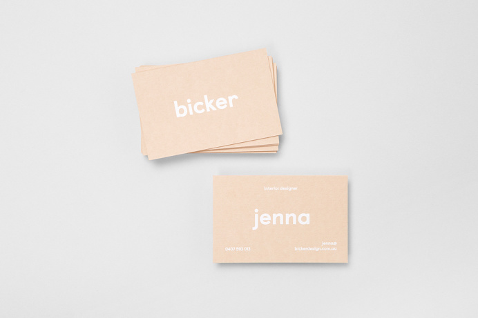 Bicker branding corporate design identity visual minimal beautiful clean nice by Mildred & Duck Australia Melbourne Mindsparkle Mag business