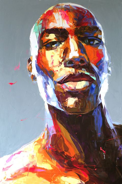 Francoise Nielly | PICDIT #color #portrait #painting #art #colour #deign
