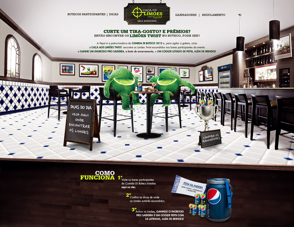 Pepsi . Proposta Concurso Cultural . Caça aos Limões #concurso #para #hotsite #de #o #proposta #divulgar