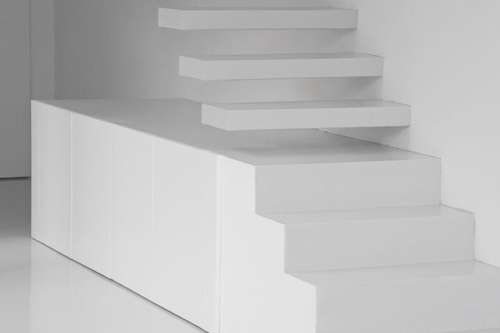 stairs #interior #white #closet #stairs #cube