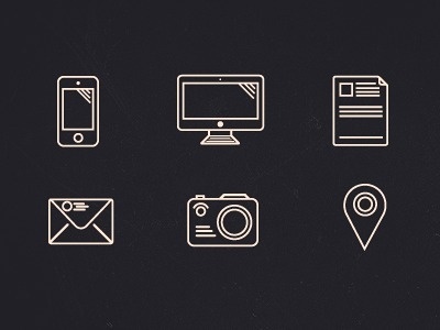 1png #computer #communications #line #camera #icons #illustrations #art