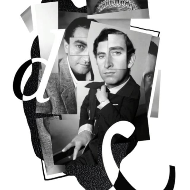 black & white - from my gif project /// they look like black&white! their style, thoughts, relationships, inventions and point of views are #princecharles #white #dianaspencer #design #graphic #itsnicethat #black #artwork #istanbul #illustration #gif #poster #art #collage #dodifayed #wales #typography
