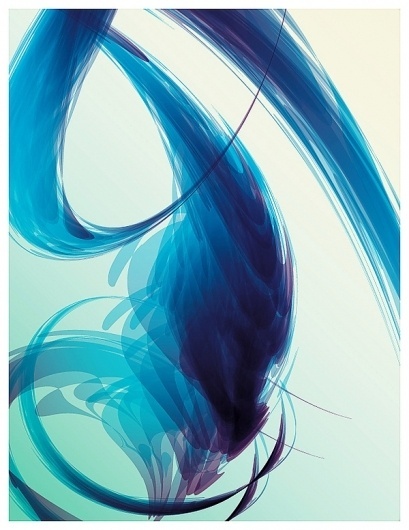 Visions | Part I of II on the Behance Network #alien #abstract #vector #derek #vision #blue #gangi
