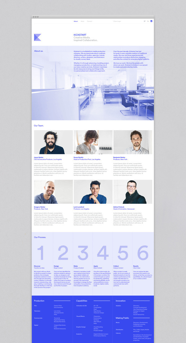 Kickstart Media Group on Behance #web