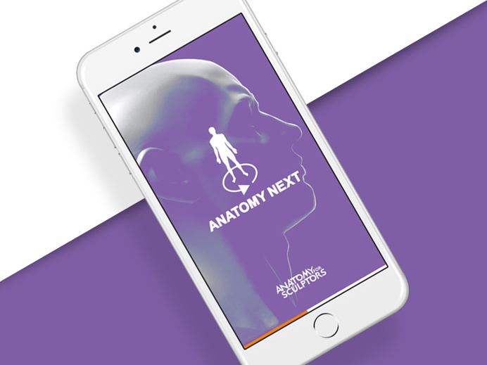 Simple App UI Design for Anatomy Next. Full project: https://www.behance.net/gallery/35409149/Anatomy-Next #ui #ux #app #3D