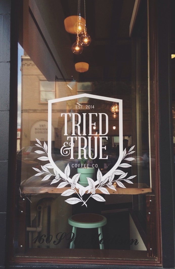 Cutest cafe opened up downtown and I think I'll be frequenting it quite often. #coffee #logo #design #cafe