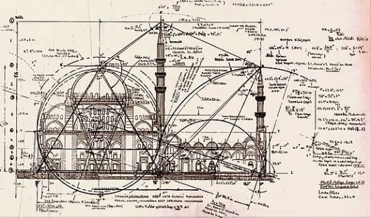 Inspiration / Technical drawing of a mosque #a #of #mosque #technical #drawing