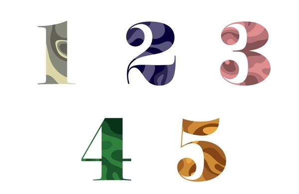 TYPE — DERRICK C. LEE #numbers #type #illustration #derrickclee