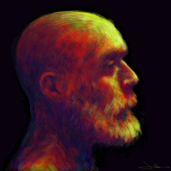 Face #wacom #intuos #tablet #digital #illustration #photoshop #painting