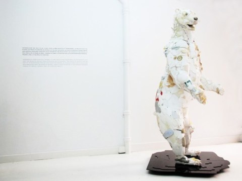 Beach Trash Used to Create Life Sized Animal Sculptures | PICDIT #sculpture #animal #color #art