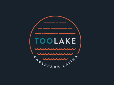 TooLake - Cable Park Latina Identity #sport #branding #surf #icon #latina #park #corporate #extreme #minimal #lake #logo #wakeboard #cable