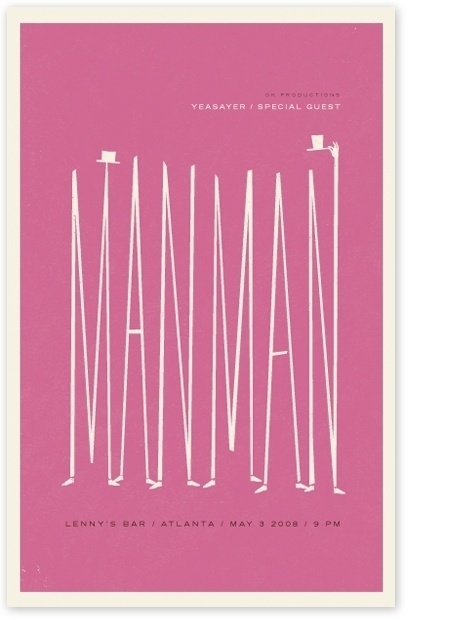 PINK #alvin #pink #diec #poster #manman #typography