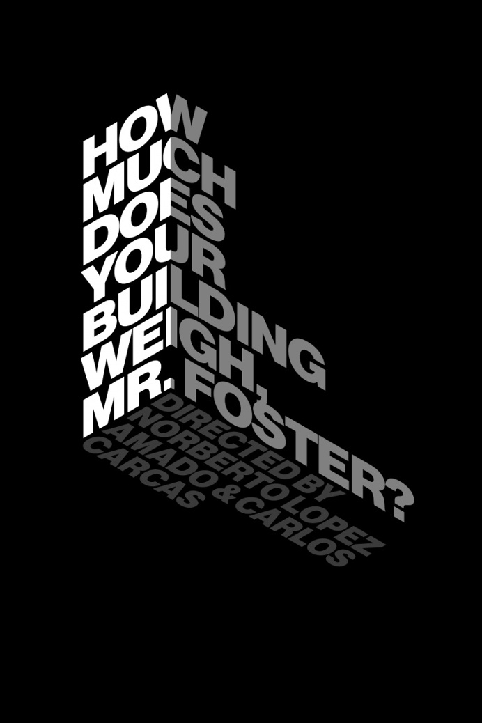 Poster design for Norman Foster's documentary film shown in Uruguay.