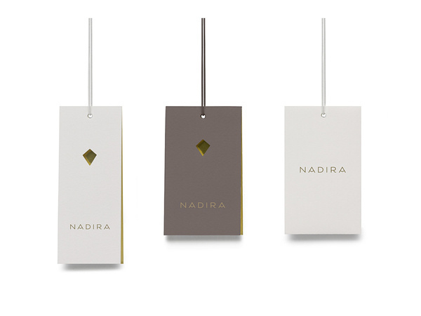 Nadira — Burgess Studio #die #cut #stamp #hang #tag #stationery #foil