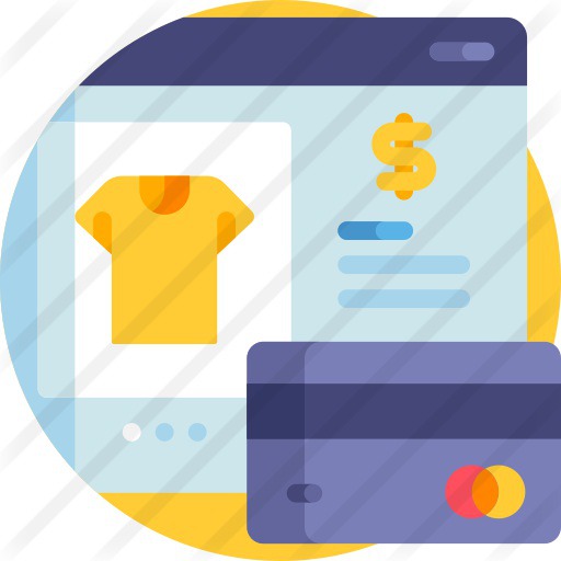 See more icon inspiration related to online payment, ui, commerce and shopping, ecommerce, credit card, payment, card, clothes, online shop and shopping on Flaticon.