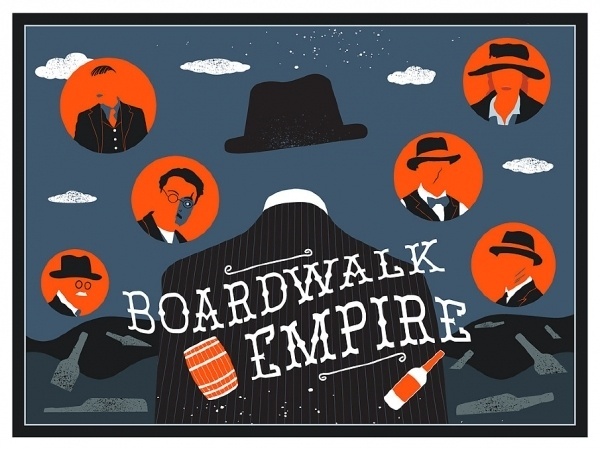 BOARDWALK EMPIRE - Solo 71 | The Art of Dave Behm #hbo #vector #empire #poster #boardwalk