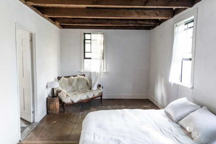 For expert sourcing of all kinds, see The House that Craigslist Built: A Bare-Bones Farmhouse in Midcoast Maine, where nearly all of the furnishings were found online. Case in point: This glass mushroom lamp was an eBay find. Photograph by Greta Rybus for Remodelista.