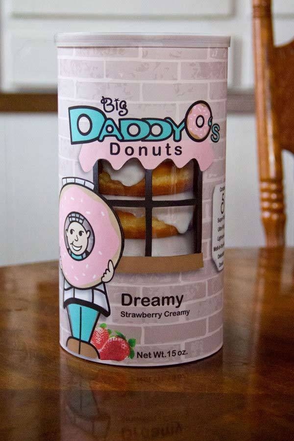 Daddy O's Donuts Packaging