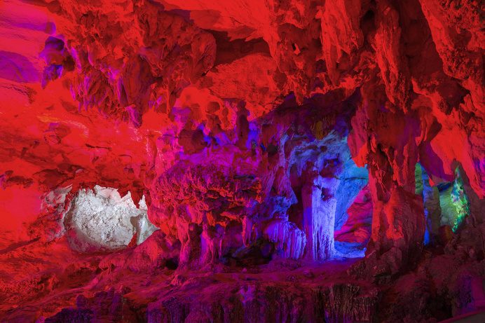 #Floto #Warner #photography #neon #lights #cave
