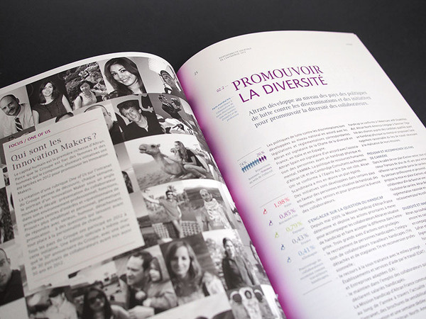 Grow, Blossom, Widen - Altran - Rapport RSE 2012 #design #graphic #altran #direction #art #editorial