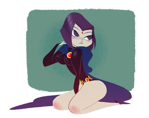 Raven 2 by ~NickSwift on deviantART #superhero #dc #girl #digital #illustration #comics #raven
