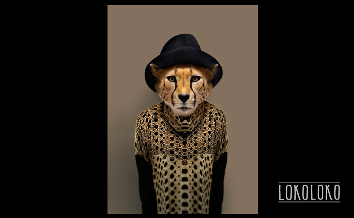 #cheetah #wild #minimal #poster #human animal #animal Poster realizado por César Sánchez Andújar para lokoloko.es