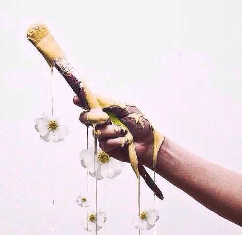 #photography#photo editor#collage maker#flowers#brush#hand#