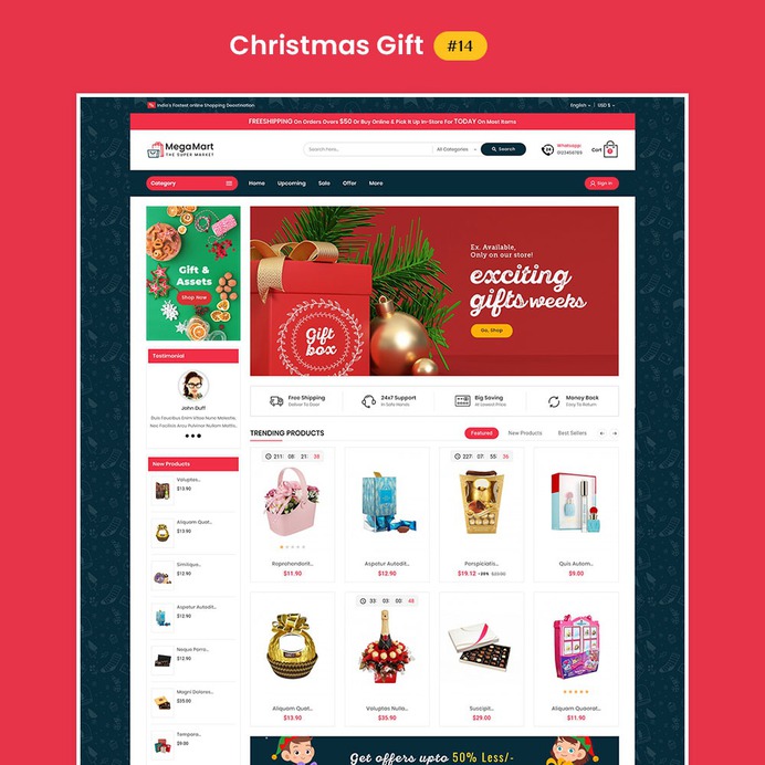 #Gift #MegaMart - #MultiPurpose Store - #Prestashop #Responsive #Theme | #TemplateTrip #eCommerce #Website #Design #Template