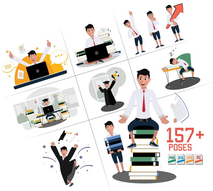 jim illustrations pack