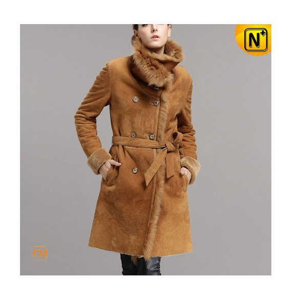 Shearling Long Coat CW640235 #long #shearling #coat