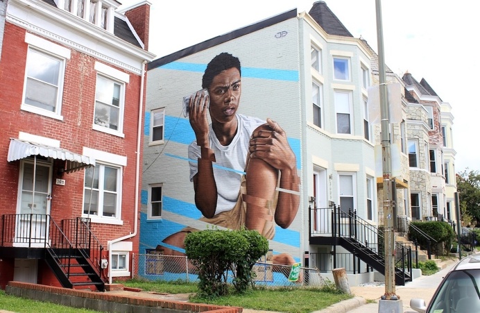 'Tin-Can Telephone' - Washington DC, USA - MuralsDC Project