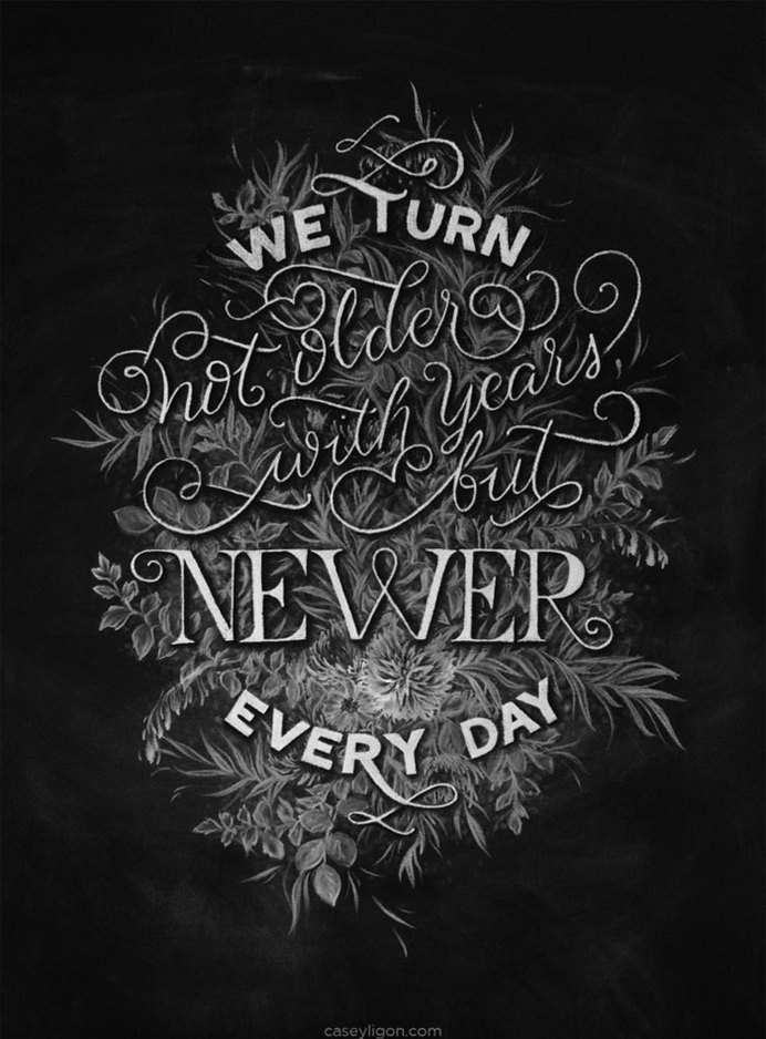 Casey Ligon: Hand Lettering #bw #lettering #hand #typography