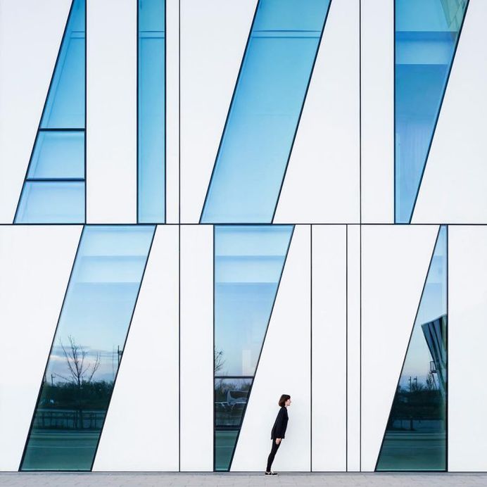 Architectural Self-Portraits by Photography Duo Daniel Rueda and Anna Devís