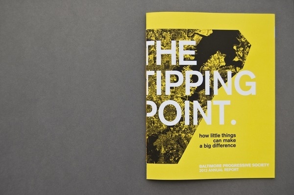The Tipping Point: Annual Report on Behance #layout #annual #report