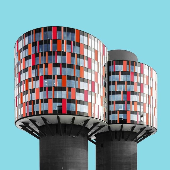 Colorful and Minimalist Architecture Photography by Paul Eis